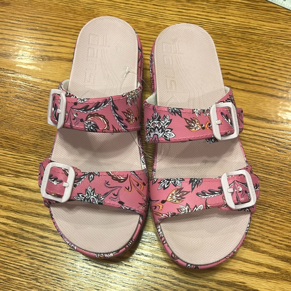 Dansko paisley Kandi Pink Women's Sandals